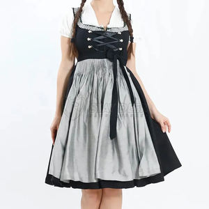 Vestido Dirndl Bávaro de Inspiración Vintage, Disfraz Alemán para el Oktoberfest para Mujer - Product Image 5