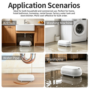 Sensor Inteligente de Fugas de Agua con Control por Aplicación, Alerta WiFi, Temporizador, Plástico Blanco, Dispositivo Inteligente para el Hogar - Product Image 4