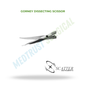 กรรไกรผ่าตัดแบบกอร์นีย์ ขนาด 14 ซม. เครื่องมือผ่าตัดกระดูกสันหลังสำหรับการผ่าตัดเนื้อเยื่อขนาดเล็ก - Product Image 2