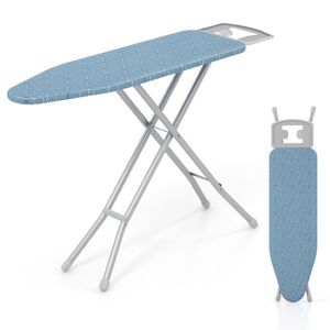โต๊ะรีดผ้าในครัวเรือนพับได้พร้อมชั้นวางเหล็กแบบบูรณาการ - Product Image 4