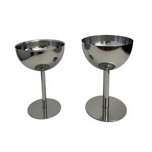 Vaso para Hielo - Altura 11 cm x Diámetro del Vaso 10 cm Diámetro de la Base 7 cm - Tallo de 8 mm más delgado - Product Image 1