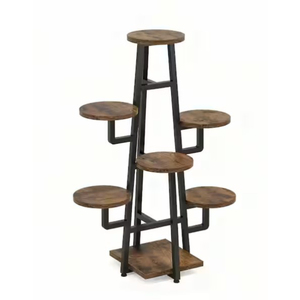 Supports à plantes en métal à 4 niveaux, style moderne, pour décoration de jardin, prix le plus bas, fournisseurs en gros. - Product Image 3