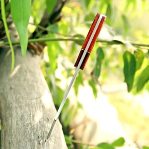 UA Supplies มีดสับเซอร์เบียเหล็กกล้าคาร์บอนตีขึ้นรูปด้วยมือ ด้ามจับไม้มะกอก แข็งแรงทนทาน ใช้งานได้ทั้งสองมือ ออกแบบตามหลักสรีรศาสตร์ เป็นมิตรต่อสิ่งแวดล้อม - Product Image 6