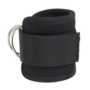 Sangle de cheville premium pour machine à câbles, manchette en néoprène rembourrée, anneau en D réglable, accessoire d'entraînement fitness - Product Image 6