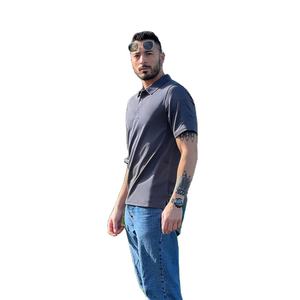 Collection Super 2026 – Polos de golf pour hommes, coupe ajustée, légers, extensibles dans les 4 sens, avec logo personnalisé, motif imprimé et col rigide - Product Image 4