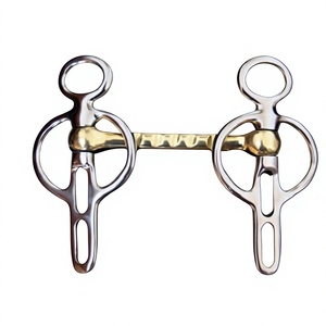 Mors de cheval en acier inoxydable avec bouche torsadée et design à maillons de chaîne pour l'équitation, mors en argent allemand - Product Image 4