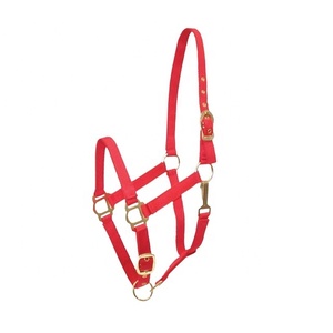 Wholesale Durable English Saddle Style Bridle Comfortable Nylon Riding Horse Halter Lead Customized Color Customizable WESTERN - Product Image 5