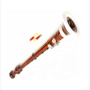 Bombardino de madera tradicional celta con estuche y cañas para interpretación de música folclórica - Product Image 5