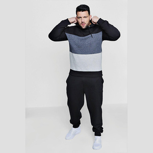 Conjunto Deportivo para Hombre con Capucha y Bloques de Color, Manga Larga, Corte Regular, Informal, para Otoño, Sudadera y Pantalones de Poliéster y Algodón - Product Image 6
