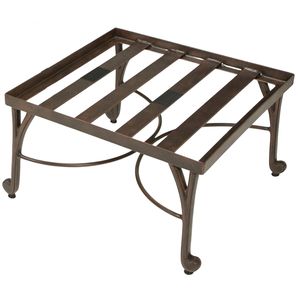 Sustainable Metal <b>Plant</b> <b>Stand</b> Round Planter Riser Iron Flower Pot Holder Indoor Outdoor - Product Image 1