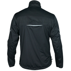Veste coupe-vent légère à capuche pour homme, personnalisée et haut de gamme, en nylon avec tissu polyester imperméable respirant et contrastant - Product Image 4