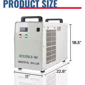 Enfriador de Agua Industrial de 6L para Máquinas de Grabado y Corte Láser de CO2 de 40W-150W, 4.23gpm, 4.5-7A, Corriente de 80W, 130W, 60W, 40W - Product Image 2