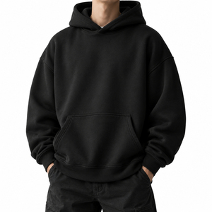 Sudaderas con Capucha para Hombre, Tejido Suave, Cómodas para Exteriores, Hechas a Medida, Sudaderas Básicas de Alta Calidad, Mezcla de Algodón - Product Image 2