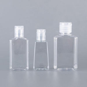 Hand Sanitizer 30ml 60ml Toner 1oz 2oz PET Flat <b>Mini</b> Portable Custom Label Silk Screen Screw Cap Squeeze Travel <b>Bottles</b> - Product Image 3