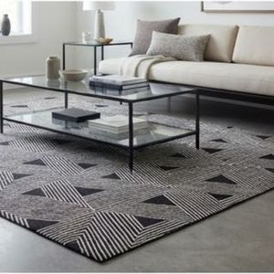 Alfombra Moderna Geométrica Rectangular de Lana y Acrílico, Tejido Plano, Antideslizante con Base de Goma, para Pasillo, a Precio Económico - Product Image 4