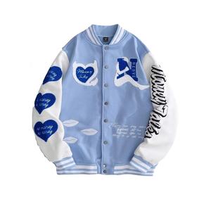 Vestes d'université de baseball en laine avec logo personnalisé Collection hiver de haute qualité décontracté à capuche Style Letterman broderie soie - Product Image 1