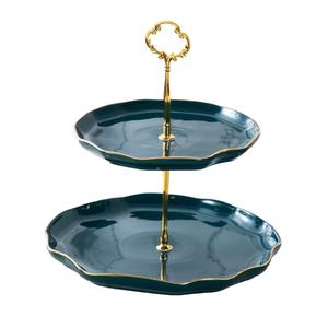 Soporte para Pasteles de Estilo Nórdico, Exhibidor de Cupcakes Contemporáneo para Decoración de Panaderías y Cafeterías, Soporte de Cristal de Lujo para Pasteles - Product Image 4