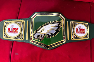 Cinturón de Campeonato LIX de los Philadelphia Eagles, Talla Adulto, Modelo Legacy, Hecho de Aleación de Zinc Premium de 2mm/4mm, Cintura Alta - Product Image 2