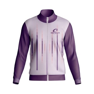 Printed Cotton Men's Stand Collar Streetwear Zipper Jacket With Pocket Standard Thickness Windproof Winter Fashion - Product Image 1