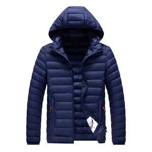 Custom Logo Outdoor Lightweight <b>Warm</b> <b>Jacket</b> Men Polyester Hooded Winter Bubble Puff Down Coat Puffer <b>Jackets</b> With Hood - Product Image 6