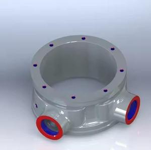 Carcasa de Filtro de Gas con Brida DN125 de Alta Resistencia, Capacidad de Presión de 4 Bares, Sistemas de Vapor para Calderas Industriales, Acero Inoxidable YOGI - Product Image 6