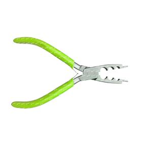 El mejor abridor de anillos OEM Alicates de anillo de pájaro de acero inoxidable de 3 agujeros Premium con asas de agarre de silicona Ornitología suave al por mayor - Product Image 1