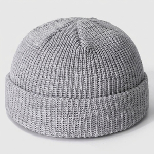 Gorro de Punto Rojo Sólido 100% Acrílico, Casual de Invierno para Adultos, 58-60CM, Unisex, para Exteriores - Product Image 6