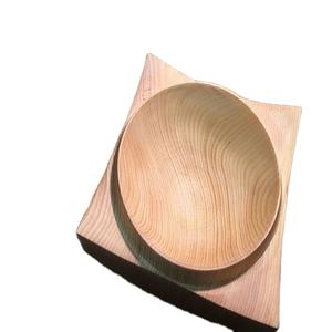 Bol de service de date moderne pour la maison hôtel Restaurant Dates de service de fruits secs bol de soupe de table en bois de couleur marron - Product Image 1