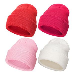 Gorro Unisex ODM, 100% Acrílico, Tejido, Color Sólido, Casual, Invernal, para Adultos, 56-58CM, Gorro Beanie OEM - Product Image 3