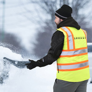 Best Selling Durable <b>Material</b> Safety Hi-Vis <b>Reflective</b> Body Warmer Quality Made Work Clothing Safety <b>Reflective</b> Body Warmer - Product Image 6