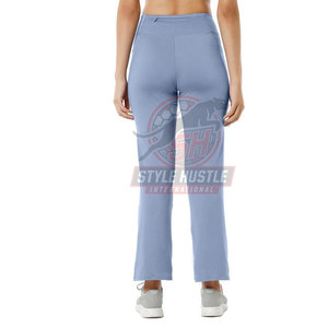 Pantalones Deportivos Acampanados para Mujer, Cómodos, con Estampado Personalizado, Ligeros, para Uso Casual - Product Image 4