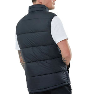 <b>Men</b>’s Custom GAA Puffer Vest <b>Lightweight</b> Insulated Sleeveless <b>Jacket</b> Woven Fabric Winter Vest Gaelic Football Vest - Product Image 4