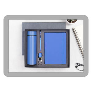 Coffret Cadeau Exécutif en Cuir PU Personnalisable : Carnet, Stylo, Porte-clés, Bouteille d'Eau – Idéal Remise de Diplôme et Rentrée Scolaire - Product Image 1