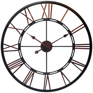 Classic Round Metal <b>Wall</b> <b>Clock</b> Analog Quartz Silent Design for Living Room Bedroom <b>Decoration</b> - Product Image 2