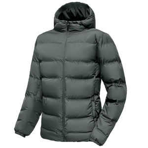 <b>Mens</b> Hooded Winter Puffer Jacket Cold Weather Wear - Product Image 5