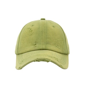 Sombrero de béisbol de algodón de 6 paneles lavado desgastado de estilo Vintage 2025, sombrero de papá deportivo de tendencia para hombres para uso en exteriores - Product Image 1