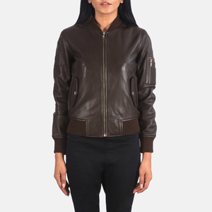 Veste en cuir pour femmes, nouvelle mode automne-hiver, style motard, 100% cuir véritable, nouvelles vestes en cuir pour femmes - Product Image 5