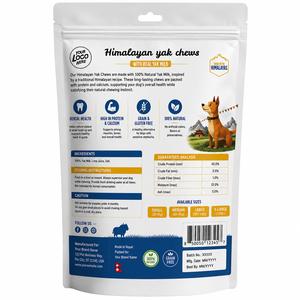Friandises à mâcher douces au lait de yak de l'Himalaya pour chiens, à longue durée d'action, riches en protéines et en calcium, sans céréales, pour le soutien immunitaire et la santé de la peau - Product Image 2