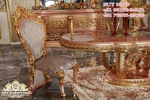 Sillas talladas a mano de estilo europeo para el hogar, de estilo francés, madera maciza, artesanía, Accent, de diseñador, talladas a mano - Product Image 3