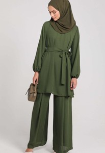 Women's Solid Color Crepe <b>Blazer</b> <b>Set</b> Long Sleeve Loose Fit 2-Piece Coord Outfit Minimalist Style All Seasons Wear - Product Image 3