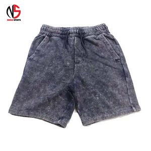 Pantalones Cortos Deportivos de Verano para Hombre al por Mayor, Sólidos, Casuales, de Secado Rápido, Ajuste Holgado, Estilo Vintage, Lavado Ácido, Oversize, Ropa Urbana, Tela de Lona 2026 - Product Image 1