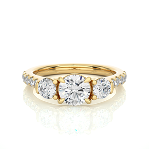 Anillo de Diamantes de Corte Redondo de Nuevo Diseño, Certificado VS1, Joyería de Diamantes al por Mayor, Anillo de Diamantes Cultivados en Laboratorio de 1.55CT para Mujer - Product Image 5
