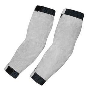 Manches de soudage en cuir de vachette de qualité supérieure, résistantes aux flammes et à l'abrasion, certifiées CE, niveau de protection ANSI 2 contre les coupures - Product Image 6