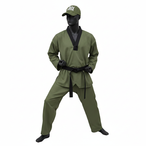 Uniforme de Artes Marciales Kimono de Alta Calidad con Logotipo Personalizado, Conjunto de 2 Piezas, Elástico, Ligero, Transpirable y Duradero, Unisex - Product Image 1