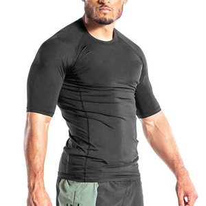 เสื้อรัดกล้ามเนื้อ MMA Rush Guard แบบสั่งทำพิเศษ - ผลิตจากผ้าสแปนเด็กซ์/ไนลอนที่เป็นมิตรต่อสิ่งแวดล้อม พิมพ์ลายด้วยเทคนิคซิลค์สกรีน แขนยาว สำหรับทุกเพศ รุ่นใหม่ปี 2026 - Product Image 4