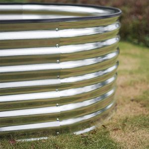 Wholesale Oval Galvanized Steel Raised Garden Planter Bed Outdoor Metal Raised Bed for Plants <b>Vegetables</b> Flowers From Vietnam - Product Image 3