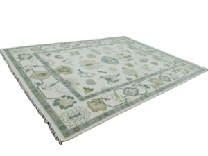 ชุดพรมสำหรับห้องนั่งเล่นสไตล์วินเทจแบบโบราณสีน้ำเงินหรูหรางานตามสั่ง - Product Image 3