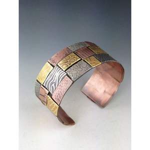Sleek Copper <b>Bracelet</b> for Trendy Style and <b>Health</b> Benefits Jewelry Findings Product - Product Image 5