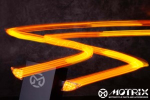 LENTE TRANSPARENTE/BASE NEGRA FLUSH LED MINI WINKER para Moto - Product Image 3