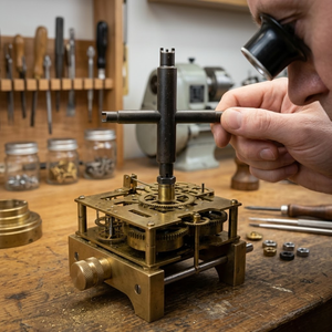 Clock Dial Wrench Centre Hand Nut | Fixing <b>Tool</b> 4 Size Multi End Clock Repair | <b>Spanner</b> for Quartz Wall Clock | Maintenance <b>Tool</b> - Product Image 2